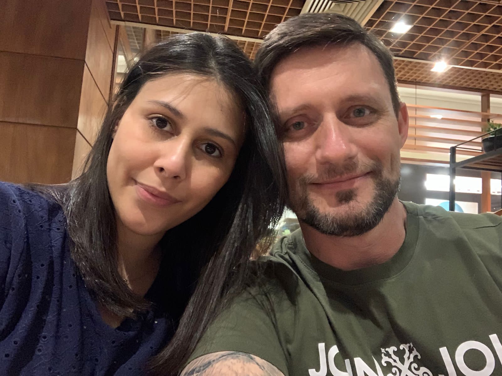 Giovana e Eduardo em momento especial